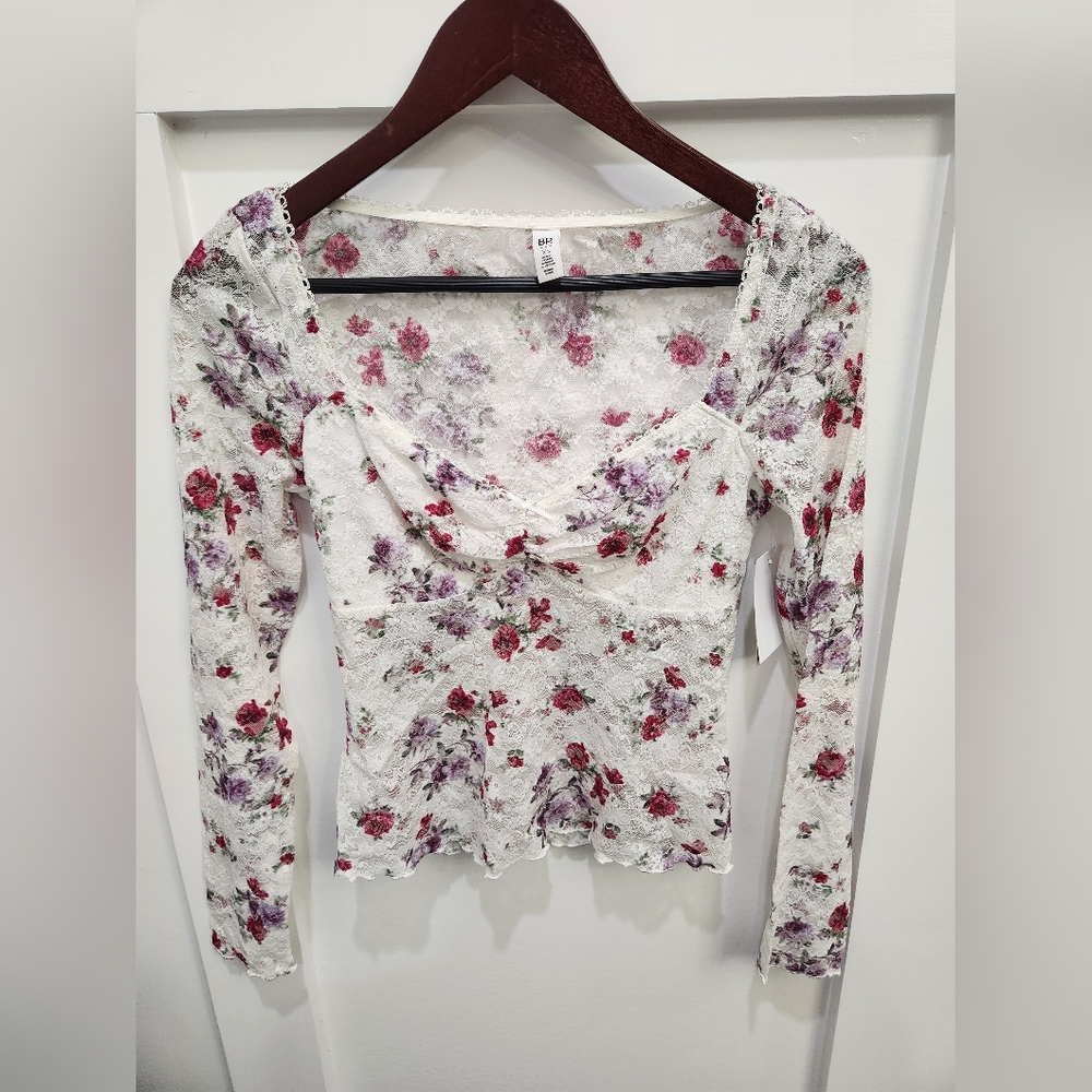 BP floral lace top
